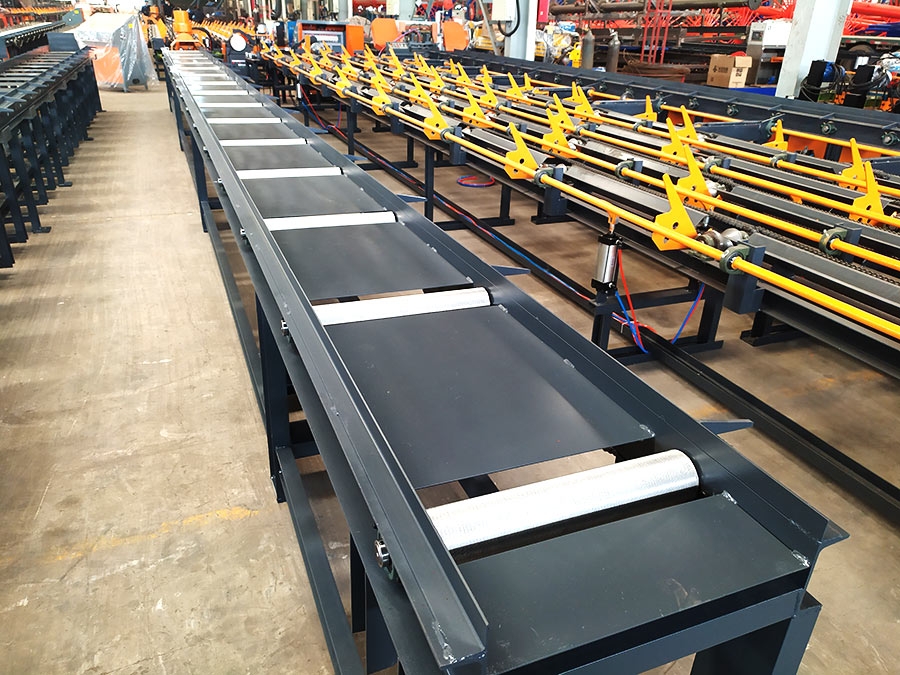 Sawing and threading production line